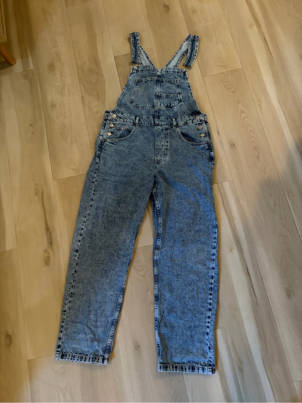 We The Free Light Blue Denim Women's Overalls